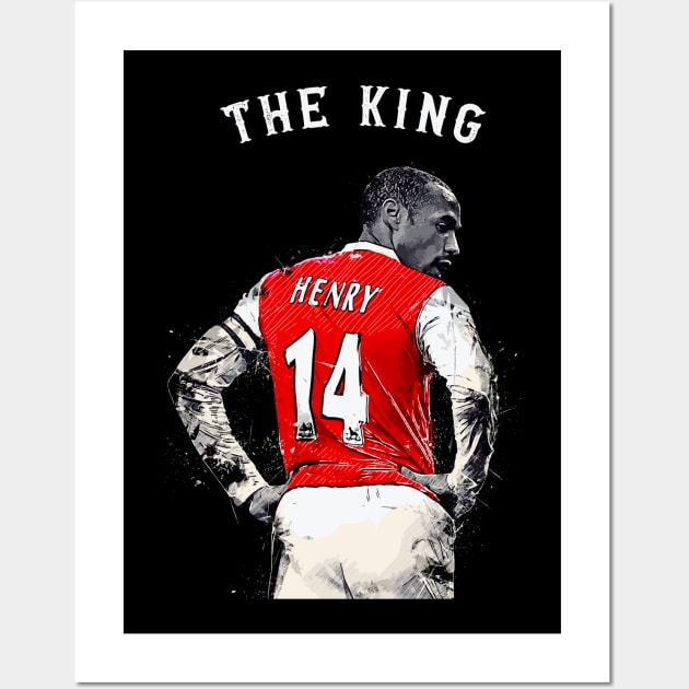 The King Thierry Henry Wall Art by Yopi